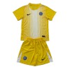 Virallinen Fanipaita + Shortsit Maalivahdin Chelsea 2025-26 Keltainen - Lasten